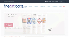 Desktop Screenshot of finegiftsoaps.com
